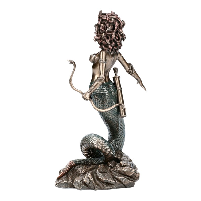 Medusa Gorgon Statue Nude Female Snakes Sculpture Figure - Etsy