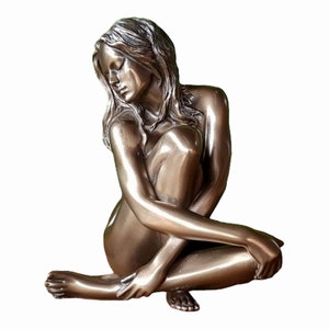 Yahoo!オークション - 銅製 西洋美術 ブロンズ 女性像 女神 ヌード 女... 西洋彫刻 ブロンズみたいなオブジェ 裸体 ヌード像 女性像 重量7.1kg 美術