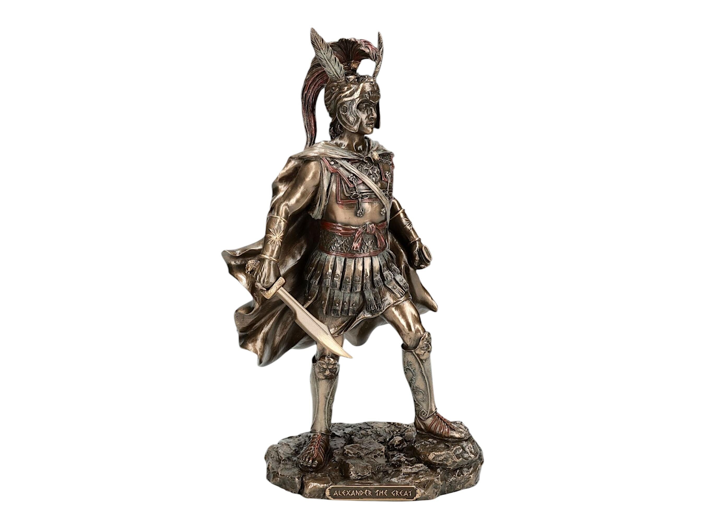 Alexander The Statue Veronese Design Cold Cast Bronze Figurine 30 cm