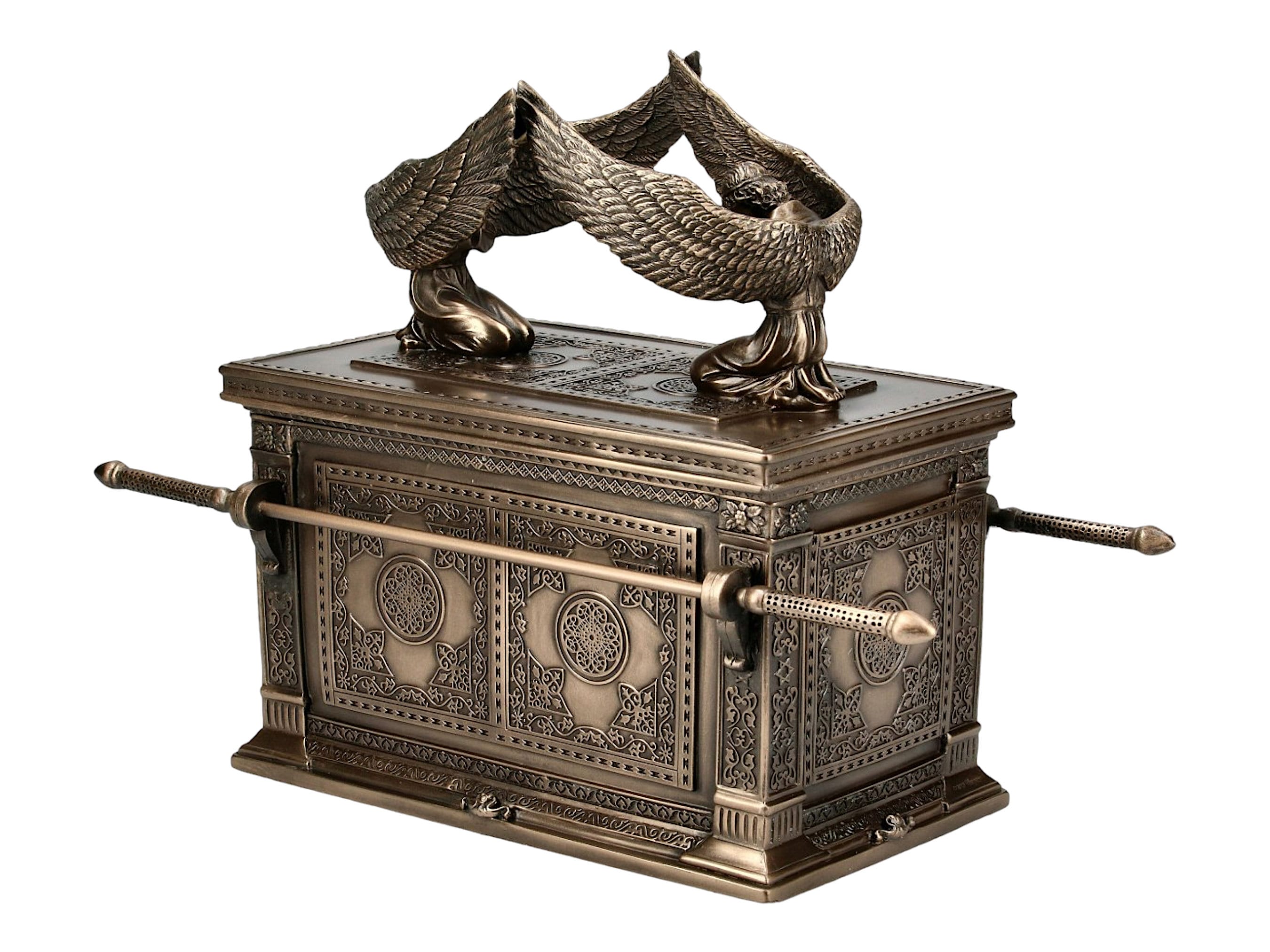 Ark of the Covenant Trinket Box Cold Cast Bronze & Resin Statue