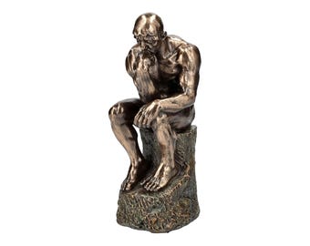 Rodin der Denker Kaltguss Bronze & Kunstharz Statue Skulptur