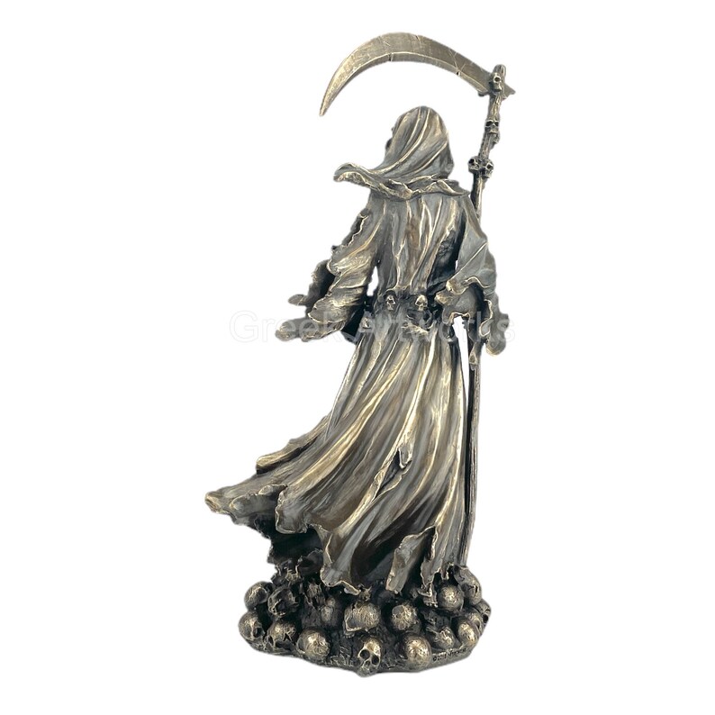 Charon With Scythe Ferryman of Hades Underworld Statue Sculpture Bronze ...