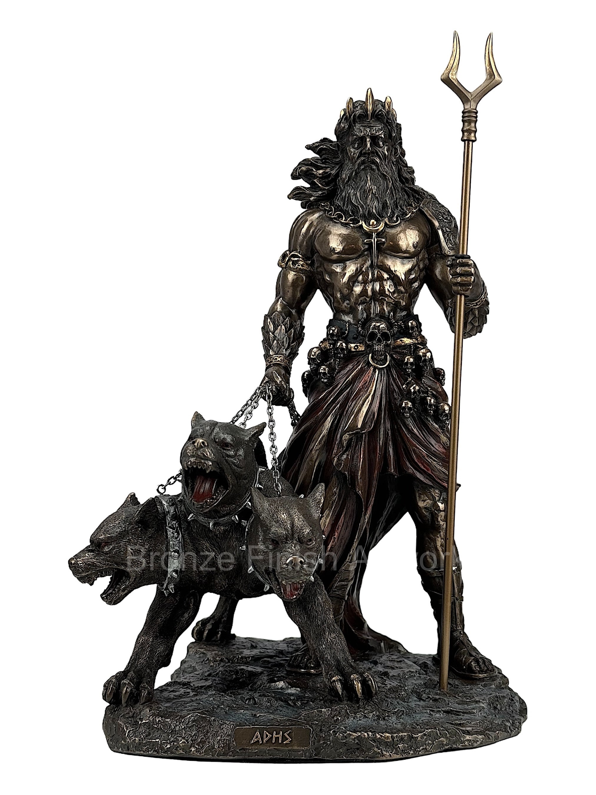 Statuetta Ade Statua Ade Plutone Dio Degli Inferi - Alabastro 13 Cm,  Decorazione Greca Statuetta Greca Mitologia, image size:2025x2700