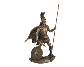 Odlewana na zimno z brązu statua Aresa Marsa: grecko-rzymska mitologia boga wojny