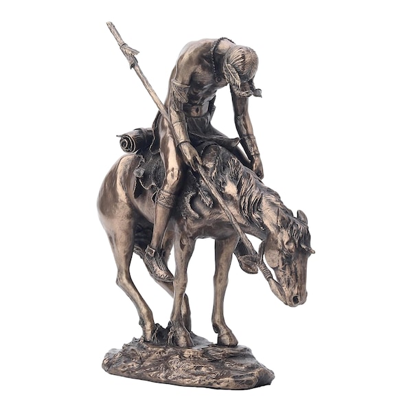 End of Trail by James Earle Fraser Cold Cast Bronze & Resin Statue Sculpture