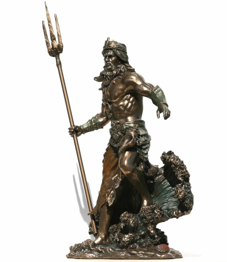 Poseidon Griekse God van de Zee Neptunus Beeldbeeld Sculptuur Etsy Nederland Poseidon Griekse God van de Zee Neptunus Beeldbeeld Sculptuur Etsy Nederland