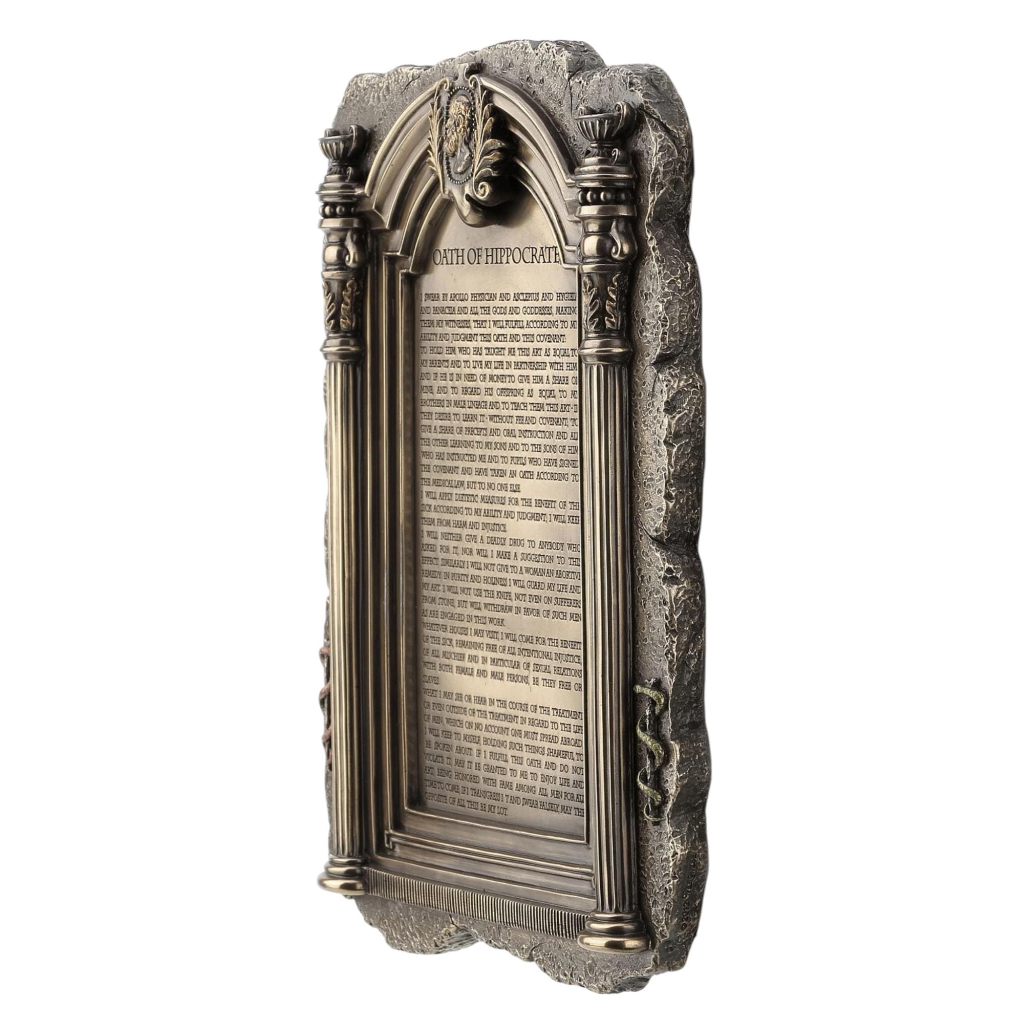 SERMENT D HIPPOCRATE FACON BRONZE STATUE SCULPTURE