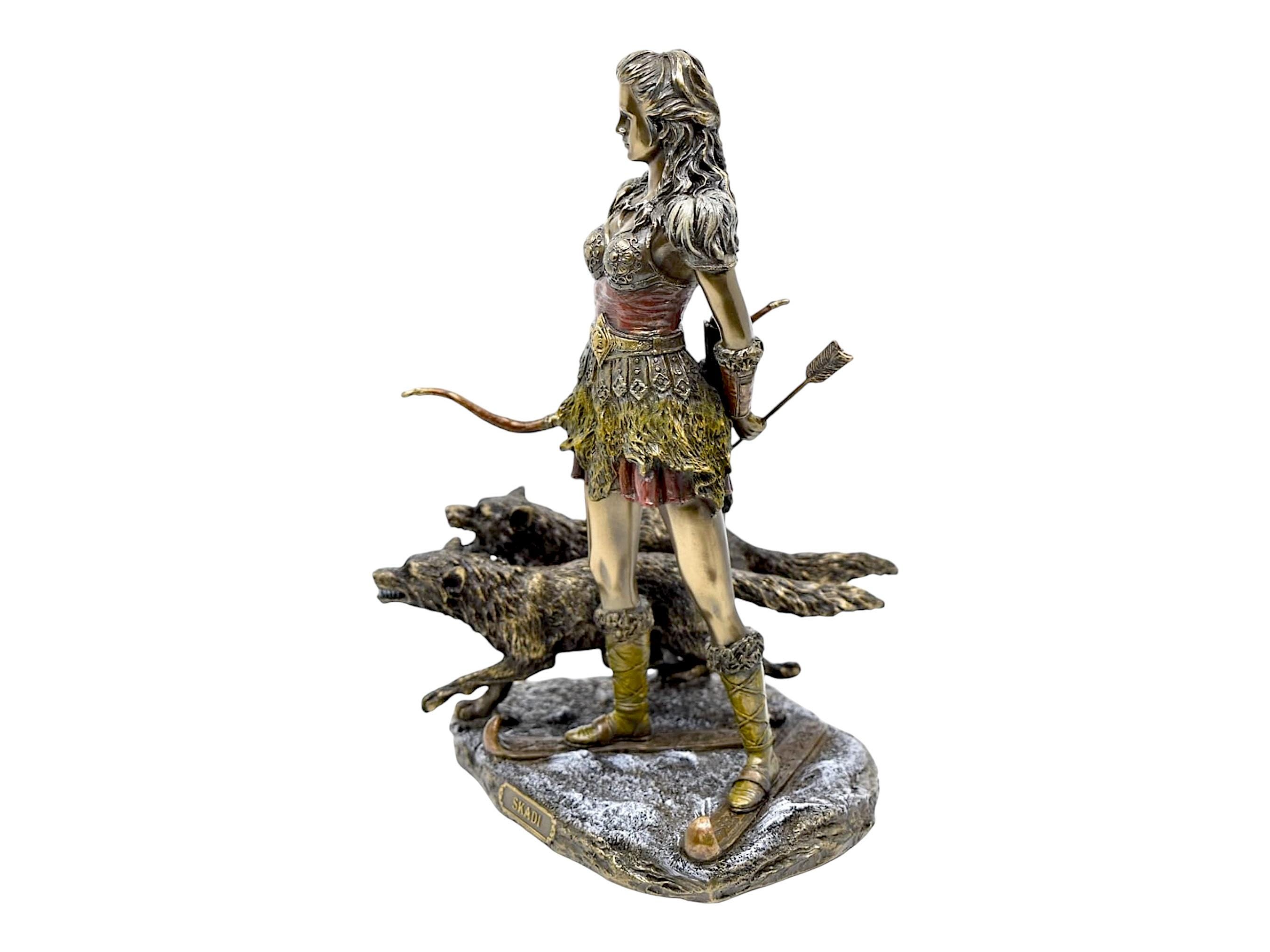 Skadi Norse Goddess of Winter and the Hunt Statue – Chthonic Star