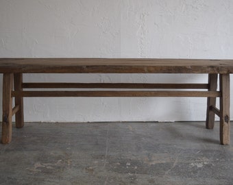 Made To Order: Long Oversized Wooden Bench 70" Long