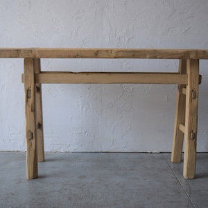Made-To-Order: Solid Wood Sofa Table/Console Vintage-Style