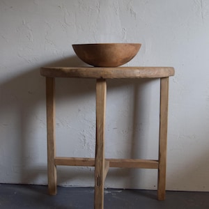 Demilune accent table 32" H