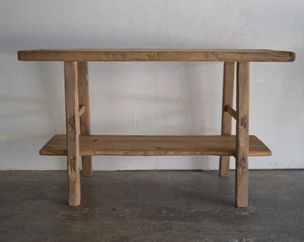 Console Table With Shelf