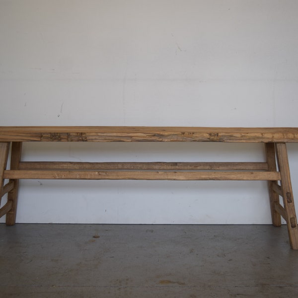 Antique-Style Wooden Bench Vintage Style