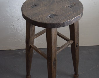 Tall Round Accent Stool/ Display Stand