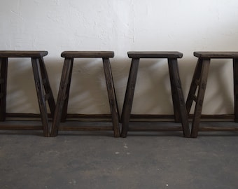 Counter Height Dark Wooden Stools (sold individually)