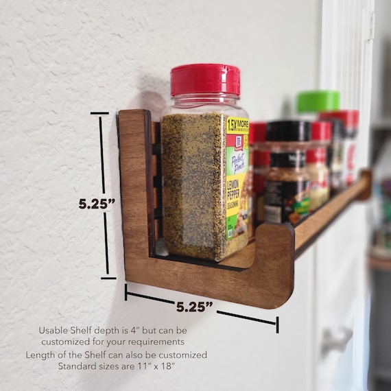 Single shelf spice rack sale