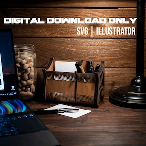 Multi-use Organizer - Napkin Holder / Desk Organizer / Mail Holder - Digital Download Only