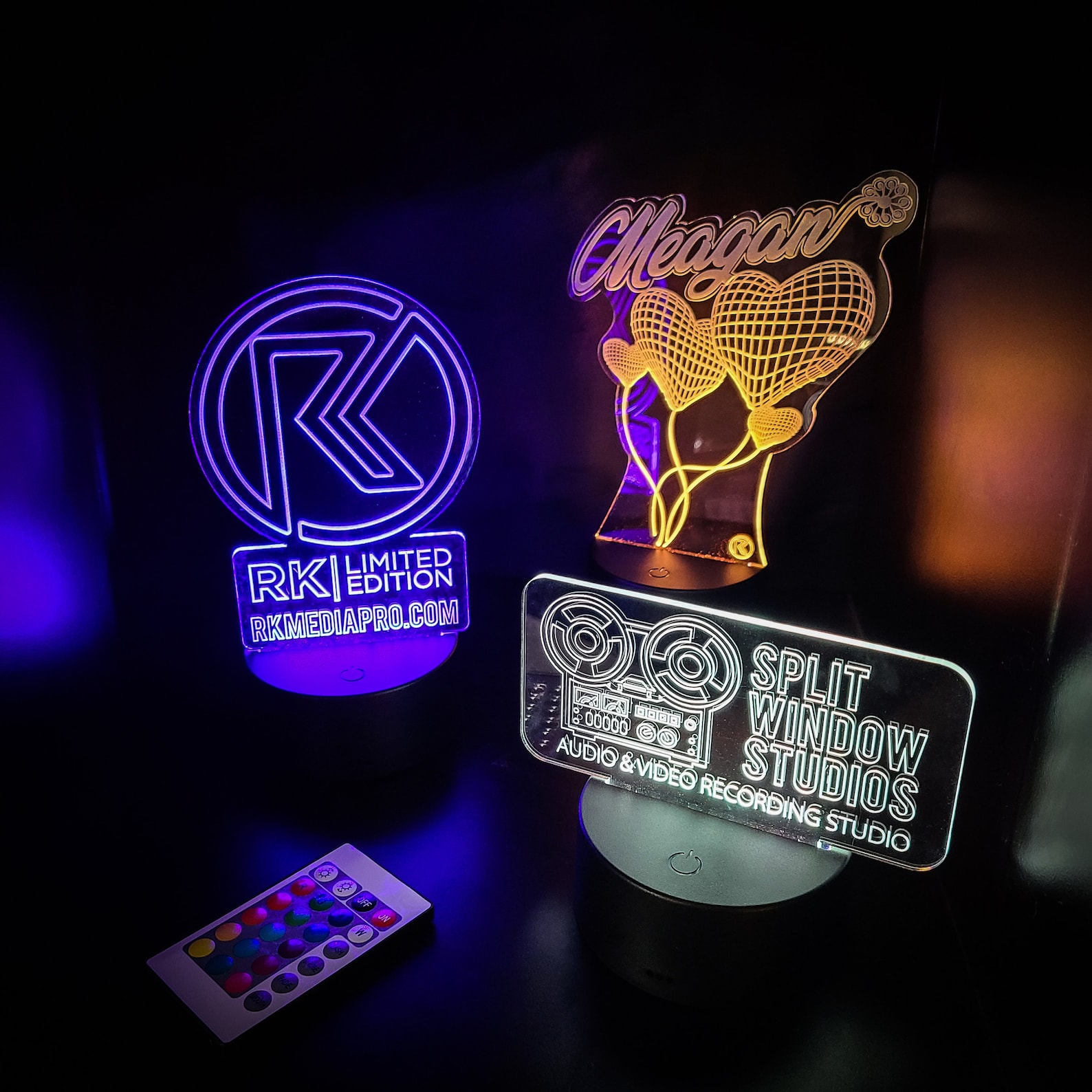 LED Light up Display/sign Custom Night Light Desk Lamp - Etsy