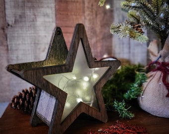 Star Shaped Container Decor - for Holidays or Anyday - Universal decorative container