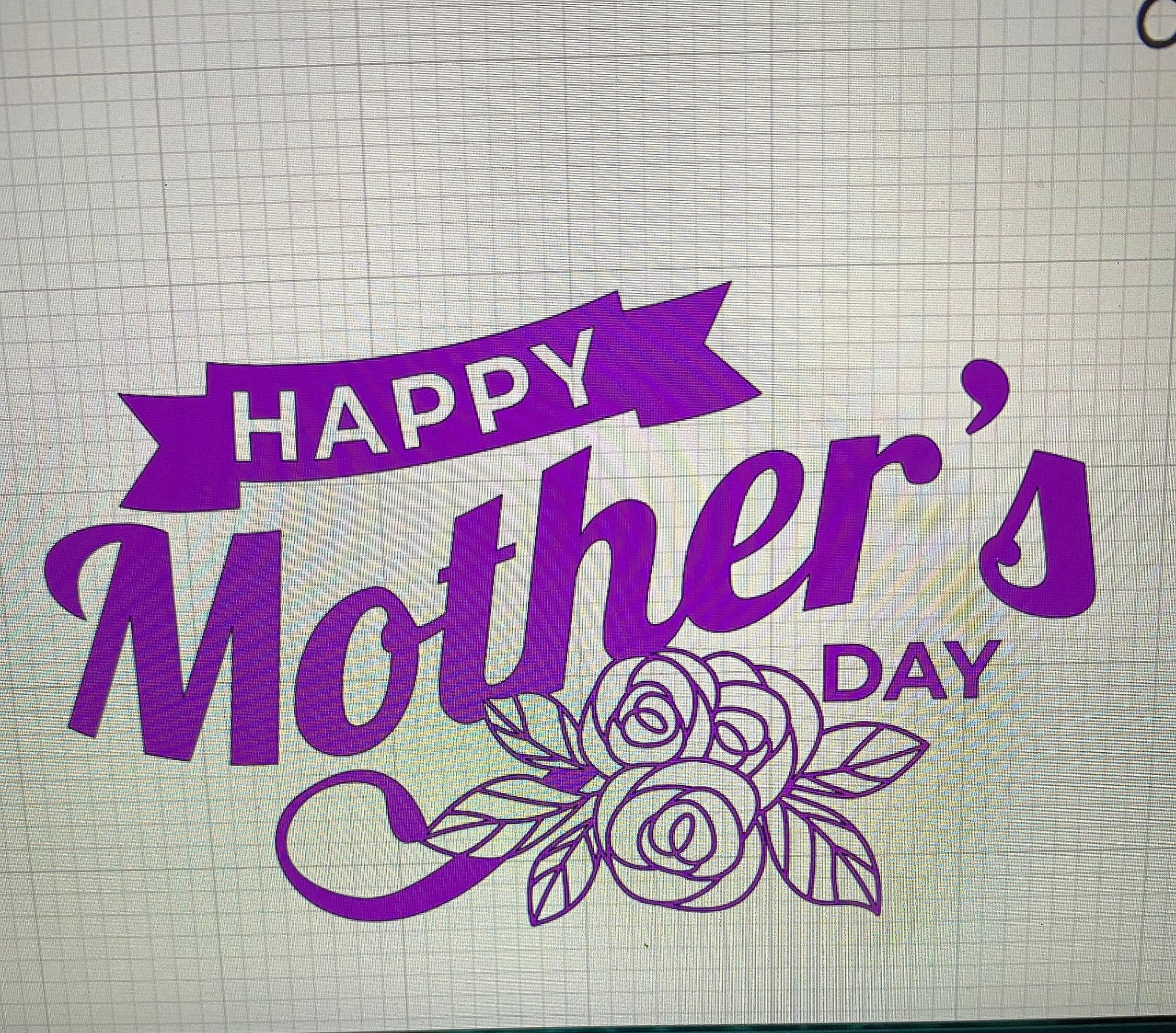 Happy Mother's Day Decal - Etsy