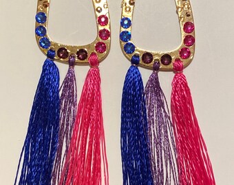 Bi Pride Ovaly Earrings