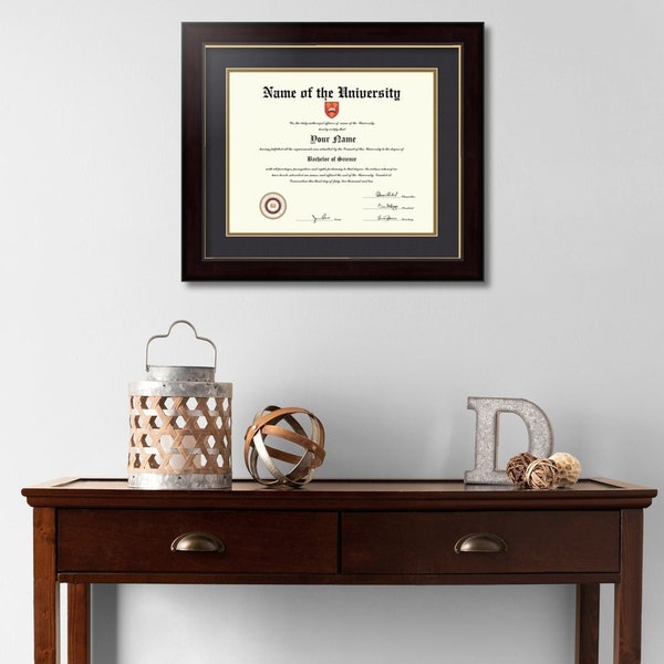 College Diploma Frame Etsy