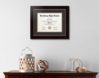 8.5x11 Diploma Frame, Modern College Frame, Graduation Frame, Certificate Hanging, Academic Frame, Degree Frame, Diploma Display, D-8.5x11