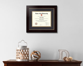8x10 Diploma Frame, Graduation Gift, College Diploma Frame, Certificate Frame, Document Frame, Degree Frame, Wall Decor, ArtToFrames (D-8x10