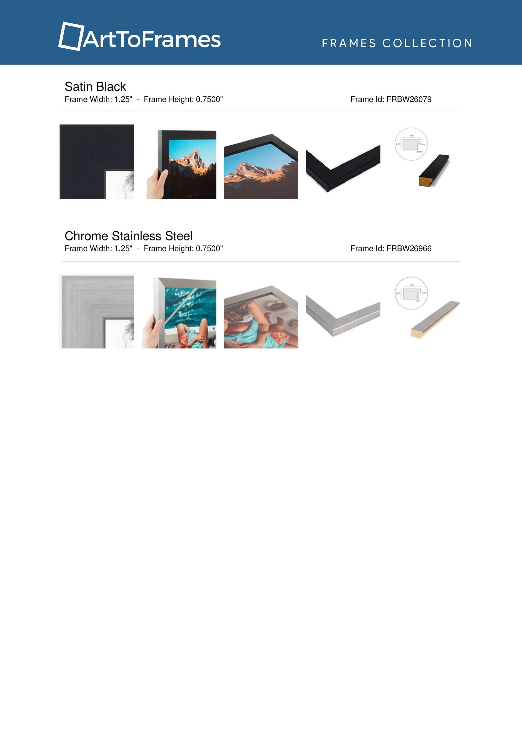 Frame 14x30 Arttoframes 14x30 Modern Picture Frame, Poster Frame, Made of MDF ...