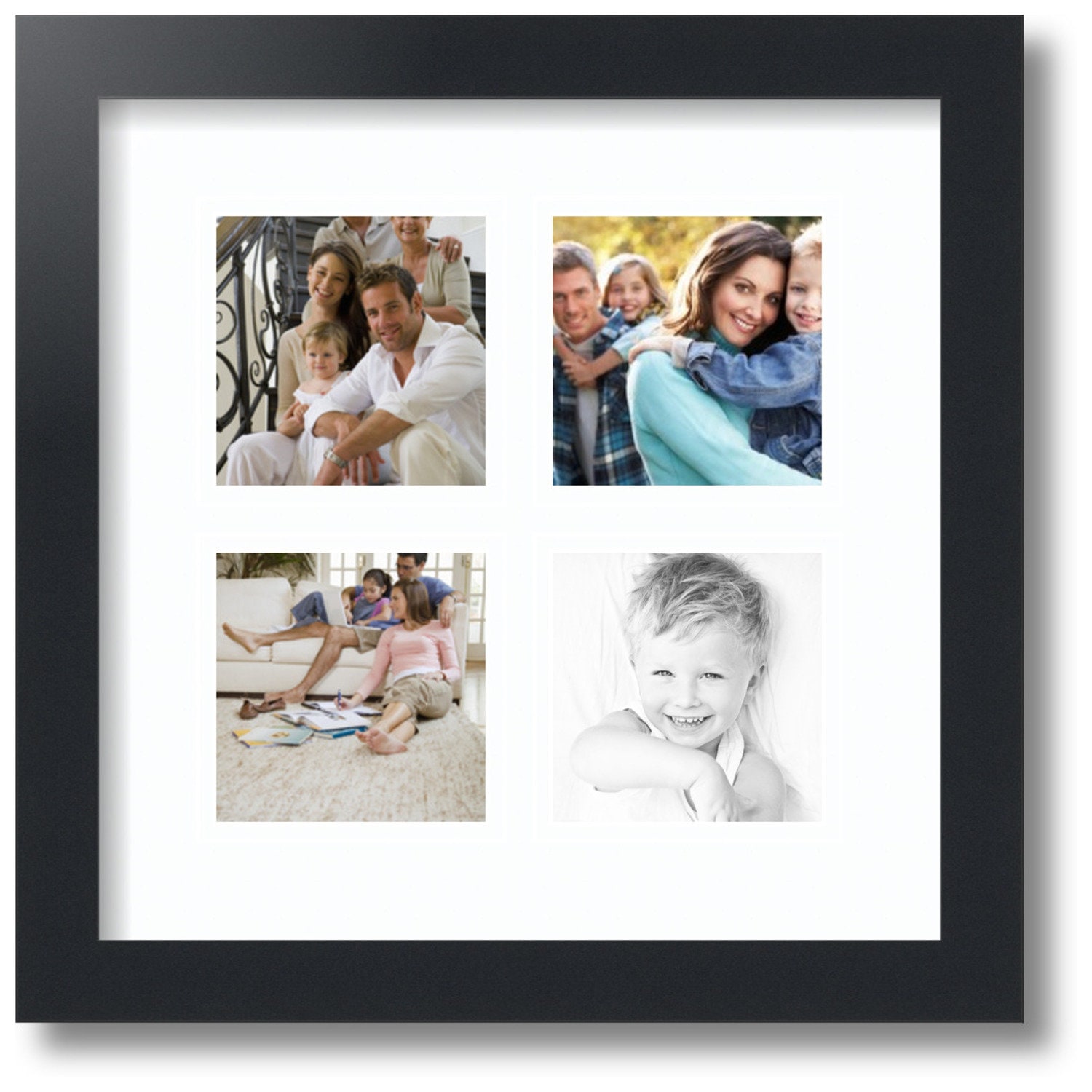 Arttoframes Collage Picture Frame With 4 - 4x4 