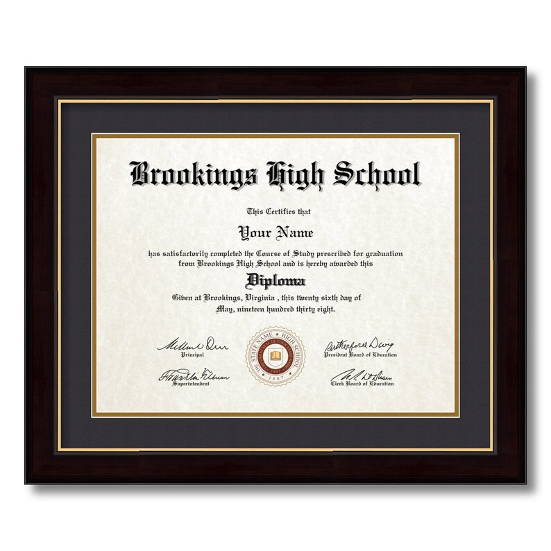 13x17 Diploma Frame College Diploma Frame Certificate Frame Etsy