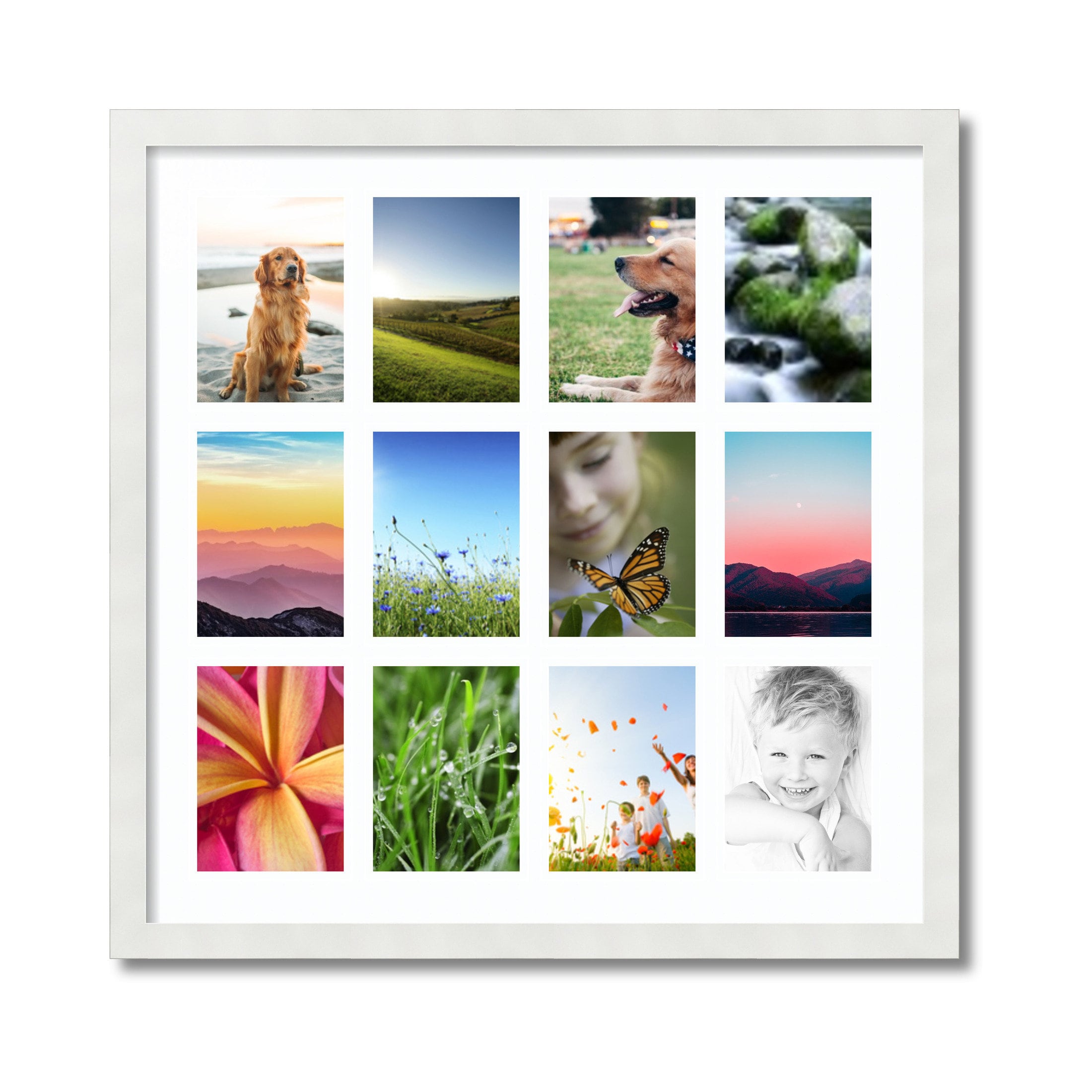12 Photos 5x7 Collage Frame, Collage Picture Frame, Opening Frame ...
