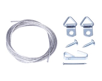 Replacement Picture Frame Hardware, Wire Pack, Sawtooth Hanger for Wall Mounting , Custom Picture Frame, Modern Poster Frame for Wall Art