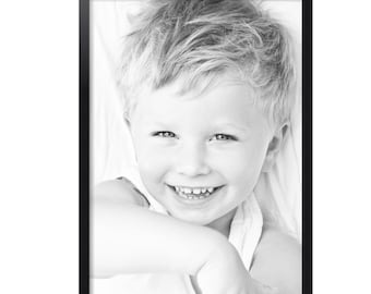 ArtToFrames 20x30" Satin Black Shadow Box Style Frame, Comes with Plexi glass and Wire Pack (83412-20x30)