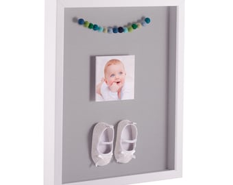 Shadow Box Picture Frame, Keepsake Shadow Box, Keepsake Display, Baby Memory Box, Memento Shadow Box, Baby Keepsake Box, Baby Shower Gift
