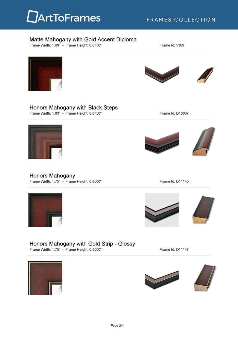 Diploma Frame, 10x13 Frame, Wood College Frame, Degree Frame ...