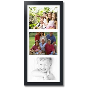 3 8x10 Collage Frame, 3 Openings Frame, Wall Collage Frame, Multi Photo Frame, Triple Photo Frame, Modern Collage Frame, Birthday, 5767-3926