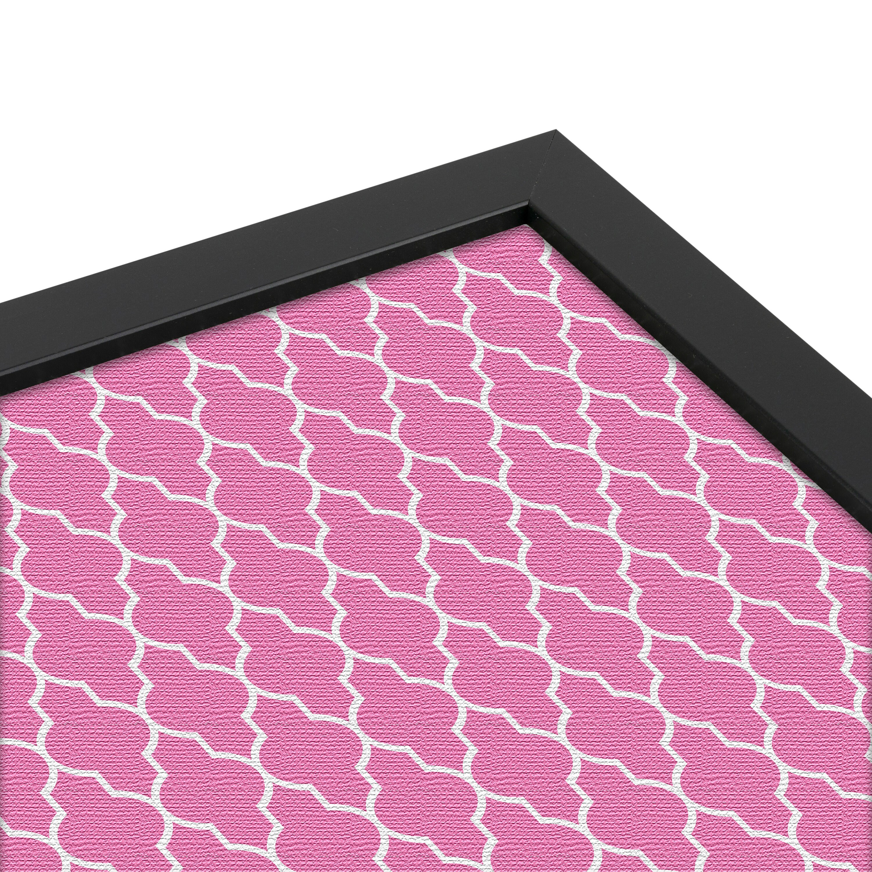Pink Cork Board, Bulletin Board, Decorative Cork Board, Framed Pin ...