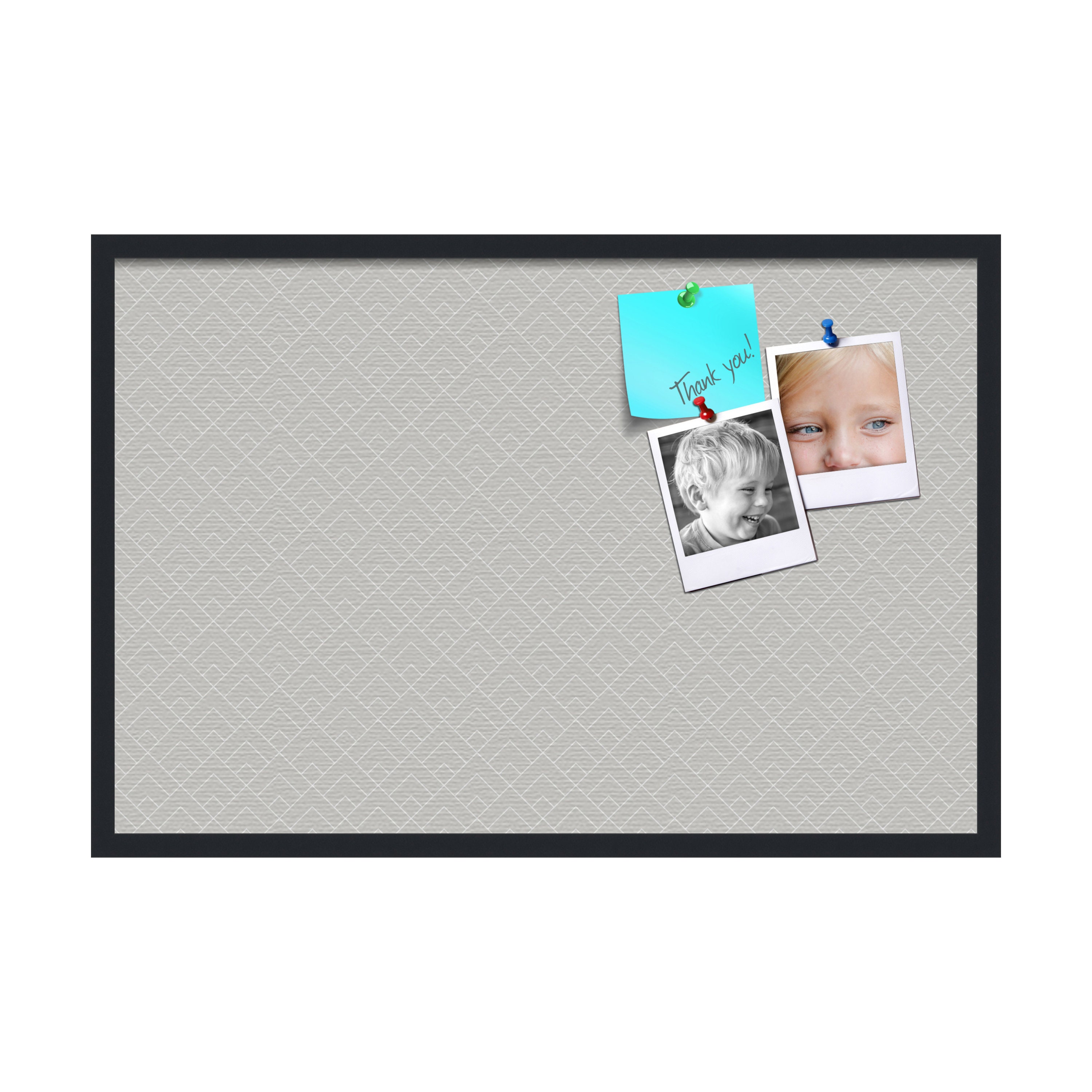 28x20 Inch Cork Bulletin Board. This Decorative Framed Pin Board Comes Yellow And Blue Design White Frame Frame Ideal Home Office Decor Message Li Shu - View #7