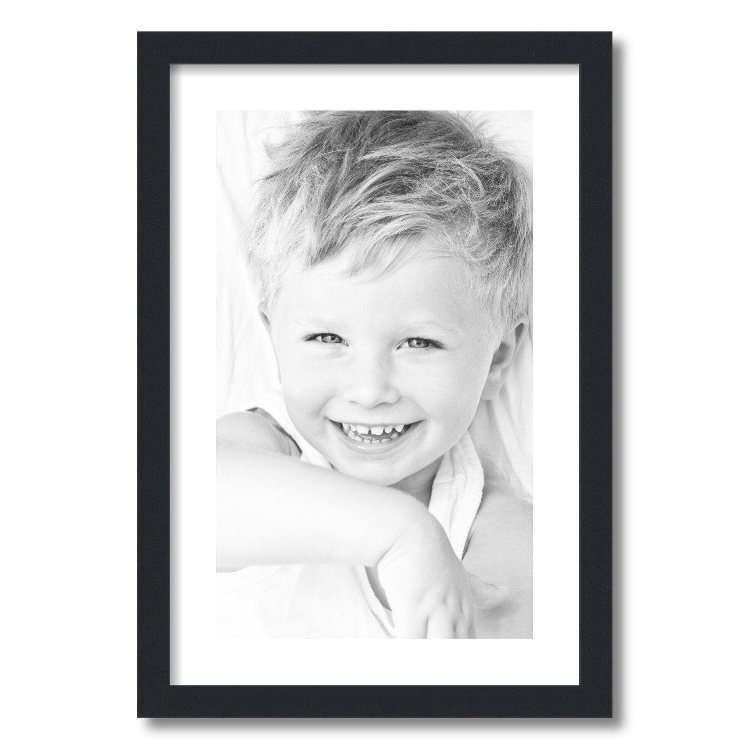 12x20 Matted Picture Frame With 16x24 Inch Black Poster Frame
