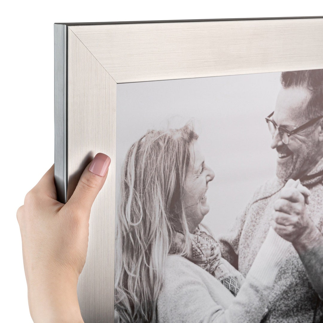 Stainless Steel Frame, Custom Size Frame, Steel Picture Frame, Portrait