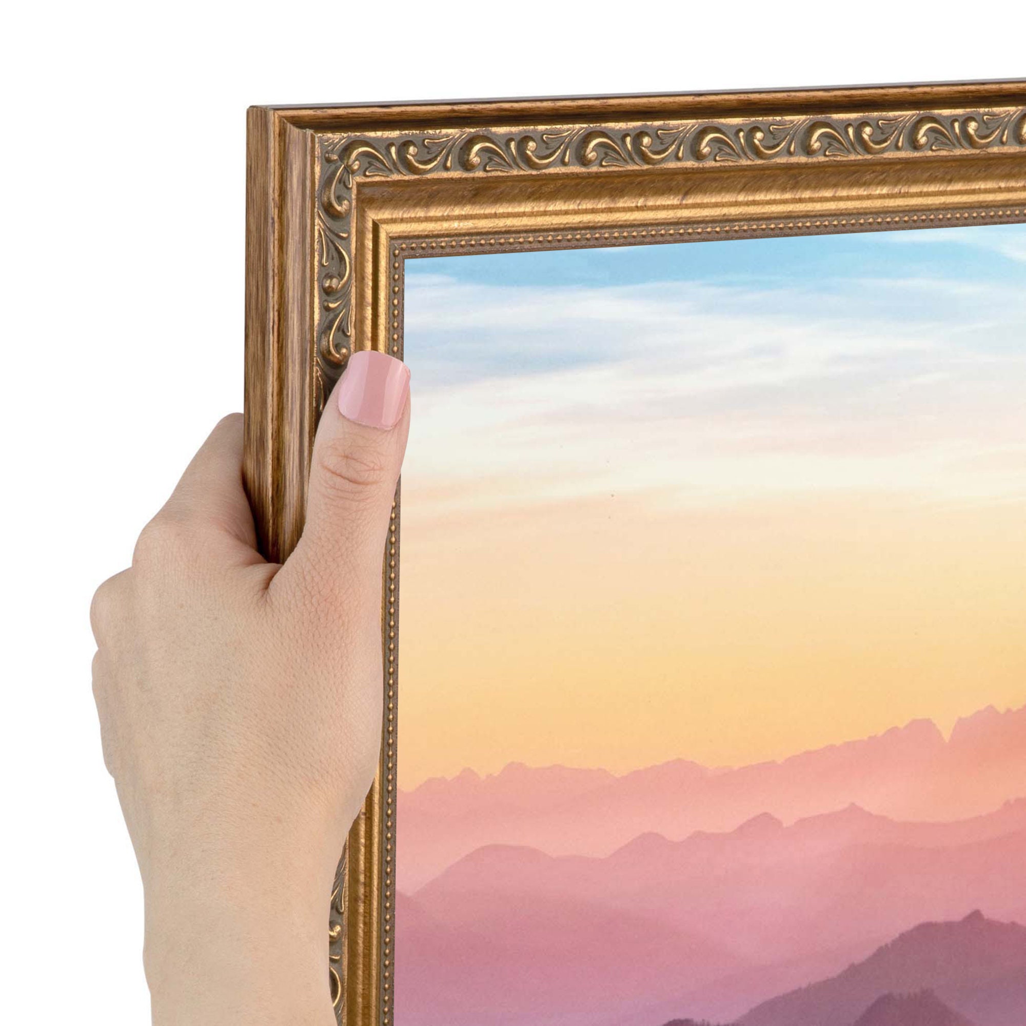 24x24 Inch Ornate Frame, Wooden Traditional Frame, Picture Frame 060 ...