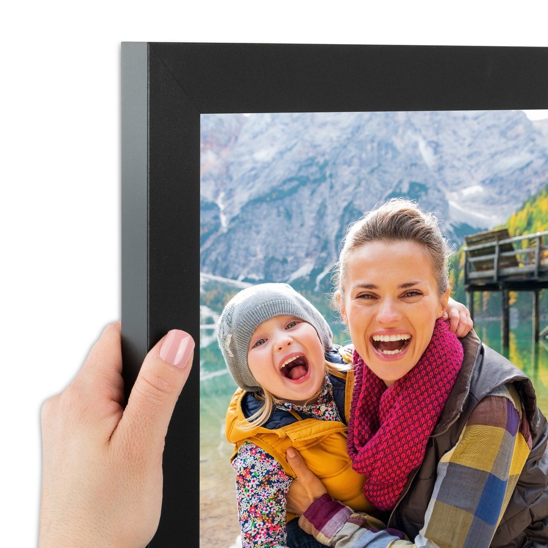 BRILLANTE PORVENIR 映画ポスター アートフレーム Arttoframes Noir Black - Full Wrap Picture Frame, 1.25 Inch Wide