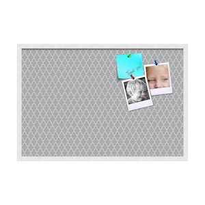 Grey Cork Board, Pin Board With Frame, Decorative Board, Bulletin Board, Home Office Decor, Display ~ Multiple Sizes Available ~ PP-284-3966