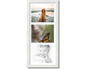 Triple 8x10 Frame, Photo Frame Collage, 3 Opening Frame, Multi Picture Frame, Wall Collage, Three Picture Frame, ArtToFrames 5767-3966