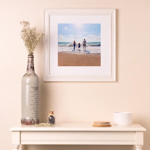 White MDF Picture Frame In Different Sizes ~ 4x6 to 24x36 including 8.5x11 & 8.5x14 (WOM-4332)