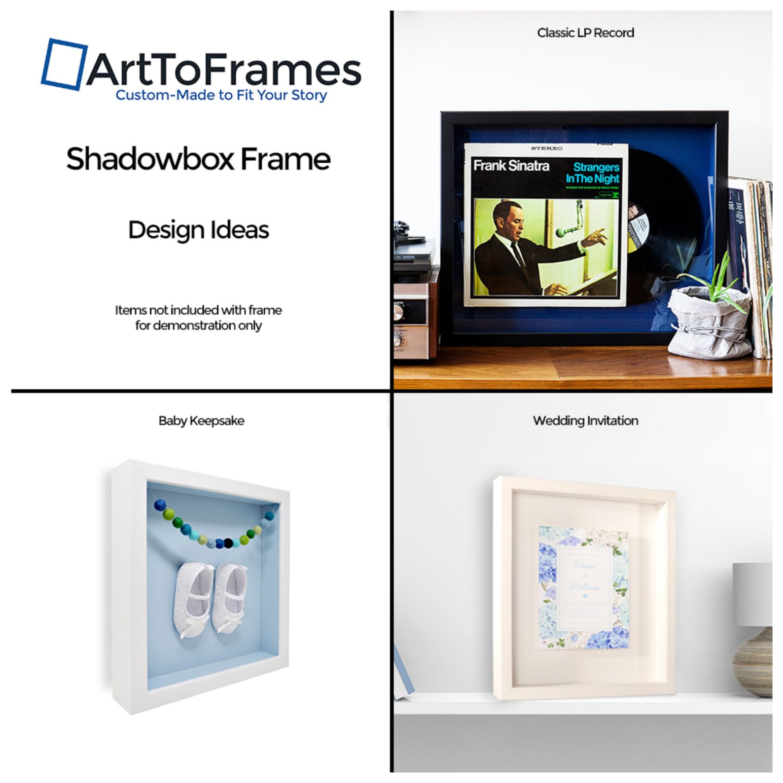 Lockable Shadowboxes Custom Size Shadow Box, Black Shadow Box Frame, Wall Shadow Box, Wall ...