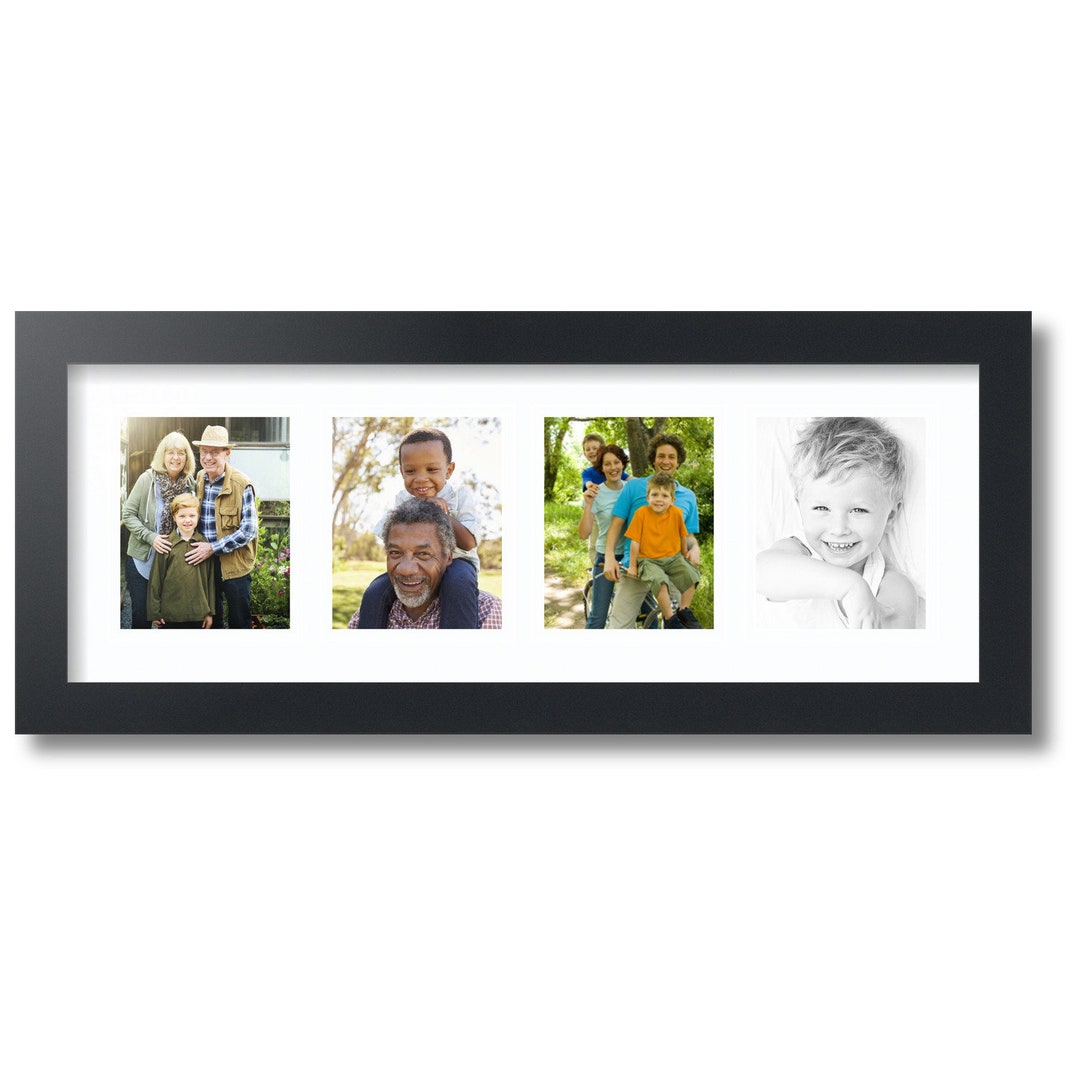 4x5 Picture Frame, Four Photos Frame, Family Collage Frame, 4 Opening Frame, Multi Photo Frame