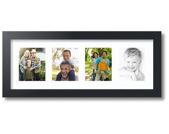 4x5 Picture Frame, Four Photos Frame, Family Collage Frame, 4 Opening Frame, Multi Photo Frame, Birthday Gift,Frame With Plexi Glass 16-3926