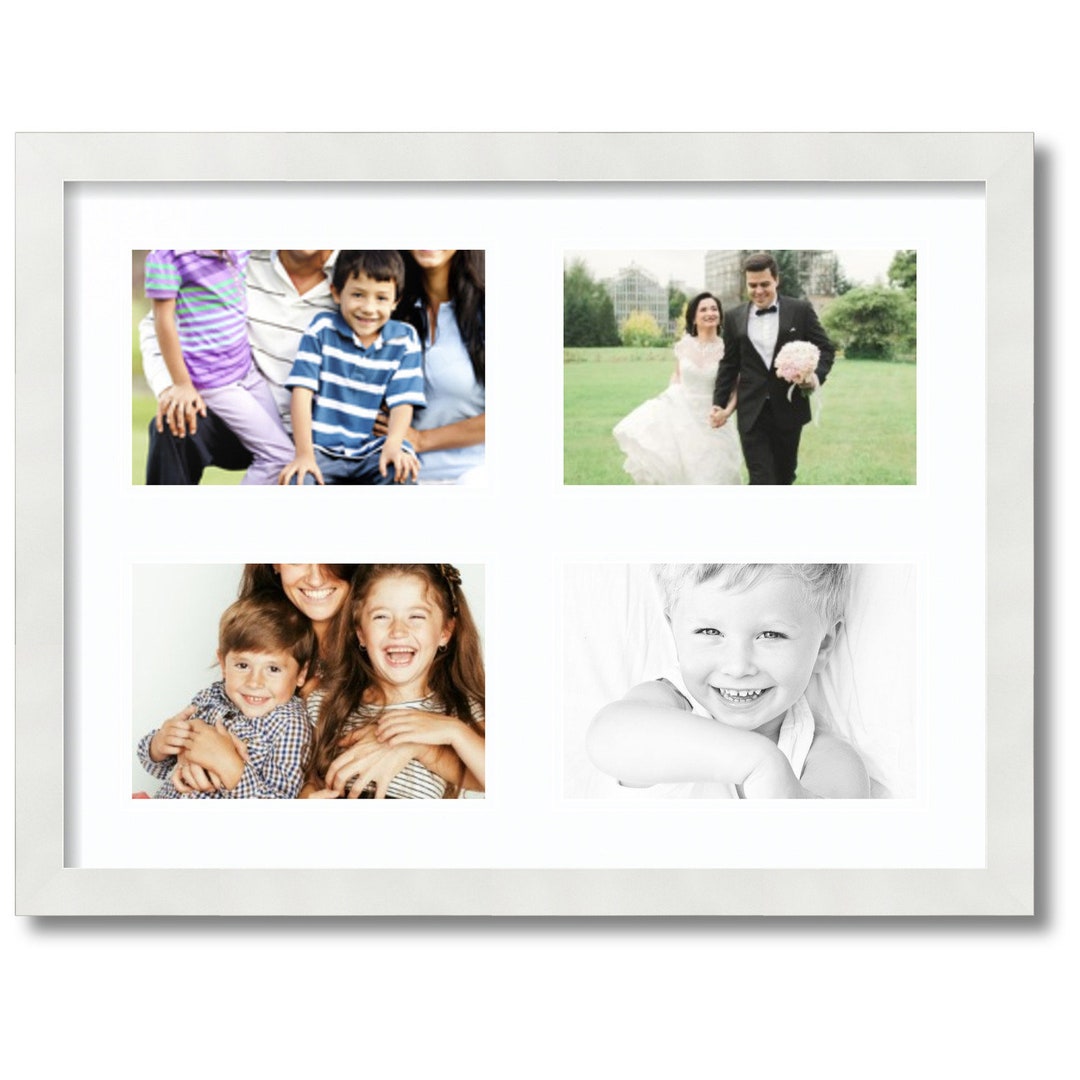 ArtToFrames 16x20 Floating Acrylic Picture Frame, White